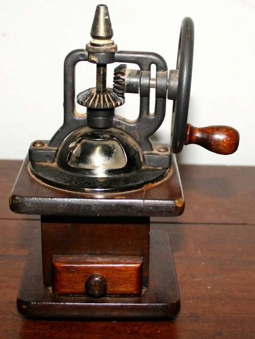 Vintage Coffee Grinder - Grind your coffee or espresso fresh every morning.