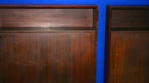 TWO FANTASTIC VINTAGE SINGLE HEADBOARDS WITH A SHELF ON TOP STUNNING!!!