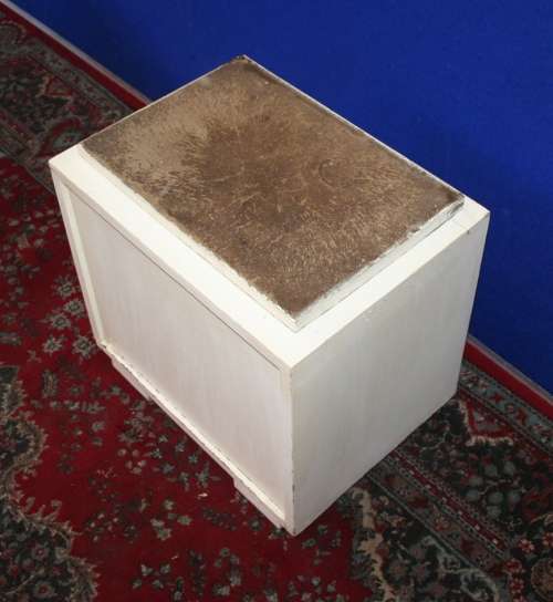 AN AWESOME  VINTAGE WOODEN WASHING BASKET WITH THE BREATHING WHOLES STUNNING!!!!