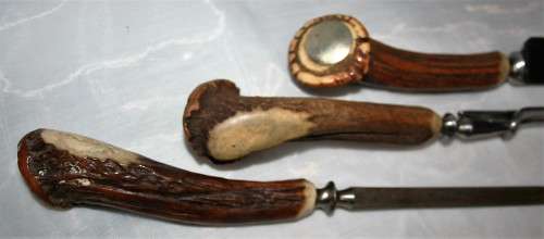 VINTAGE CARVING KNIFES MARKED:  TRADEMARK VALUE WELL BROTHERS MADE IN SHEFFIELD ENGLAND