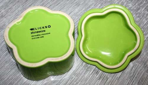 A GORGEOUS GREEN JAM JAR OR SUGAR  WITH LID - CLICKS STONEWARE - DISHWASHER, MICROWAVE AND OVEN SAFE