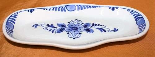 A GORGEOUS DELFT - HOLLAND - HAND PAINTED - RECTANGULAR   DISPLAY DECORATIVE PLATE!!!
