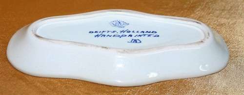 A GORGEOUS DELFT - HOLLAND - HAND PAINTED - RECTANGULAR   DISPLAY DECORATIVE PLATE!!!
