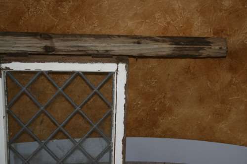 A GORGEOUS LEAD GLASS WINDOW WITH THE ORIGINAL SOLLID WOOD FRAME AMAZING