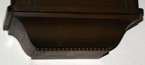 A Spectacular Mignon German Oak Case Striking Wall Clock in perfect working condition