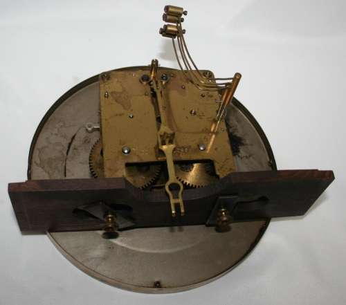 A Spectacular Mignon German Oak Case Striking Wall Clock in perfect working condition