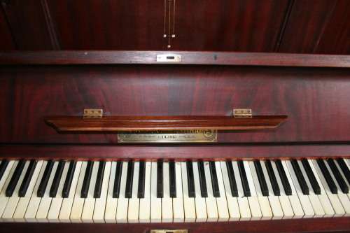 A ABSOLUTELY MARVELOUS ANTIQUE PIANO WITH MOTHER OF PEARL INLAYS ROBERT WESTPHAL BERLIN SINCE 1894