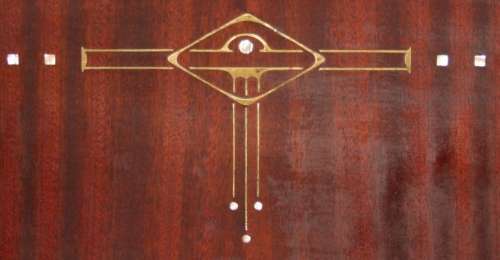 A ABSOLUTELY MARVELOUS ANTIQUE PIANO WITH MOTHER OF PEARL INLAYS ROBERT WESTPHAL BERLIN SINCE 1894