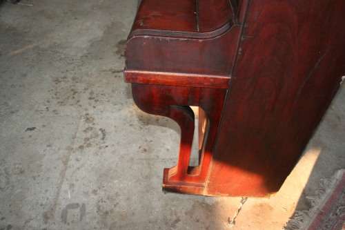 A ABSOLUTELY MARVELOUS ANTIQUE PIANO WITH MOTHER OF PEARL INLAYS ROBERT WESTPHAL BERLIN SINCE 1894