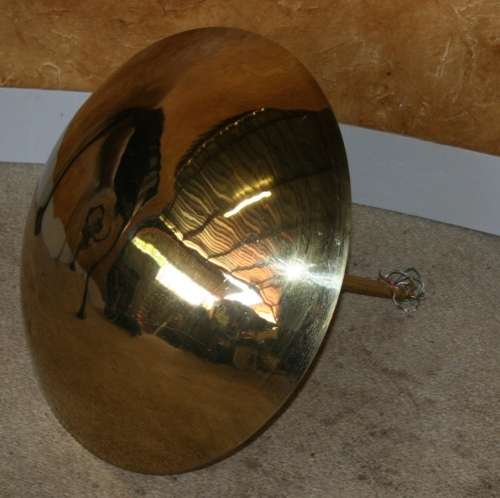 A VERY STYLISH BRASS METAL CEILING LIGHT - STUNNING -STYLISH  AND DIFFERENT  - LOOK AT OTHER LISTING