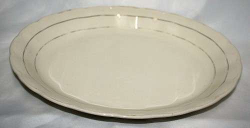 A EXQUISITE GRINDLEY - ENGLAND 4-2 GOLD TRIMMED  - MEAT/SALLAD PLATTER