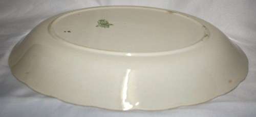 A EXQUISITE GRINDLEY - ENGLAND 4-2 GOLD TRIMMED  - MEAT/SALLAD PLATTER