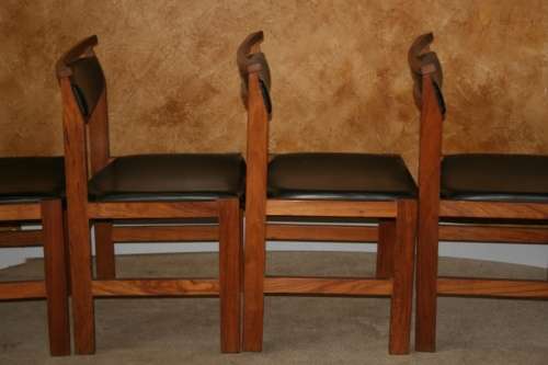 SIX STYLISH VINTAGE DINING ROOM CHAIRS IN STUNNING CONDITION RETRO CHIC!!!