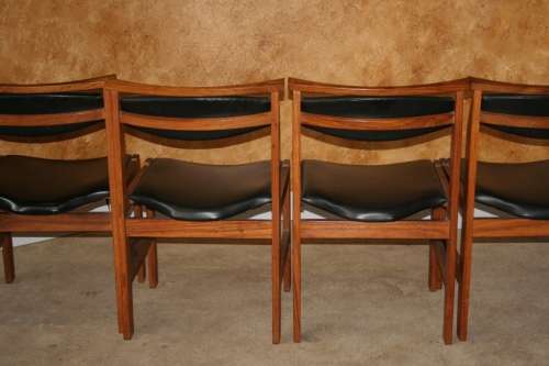 SIX STYLISH VINTAGE DINING ROOM CHAIRS IN STUNNING CONDITION RETRO CHIC!!!