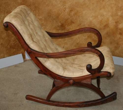 A exquisite Art Nouveau/Victorian rocker in excellent condition I've been told that it is 1920's.