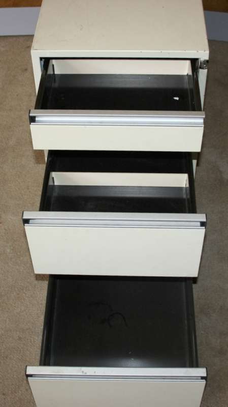 A AMAZING STEEL LONG STEEL CREDENZA ON WHEELS VINTAGE OFFICE FURNITURE!!!