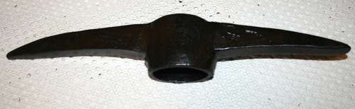 Up for your consideration is a vintage/antique pick ax head.  This is such a great piece