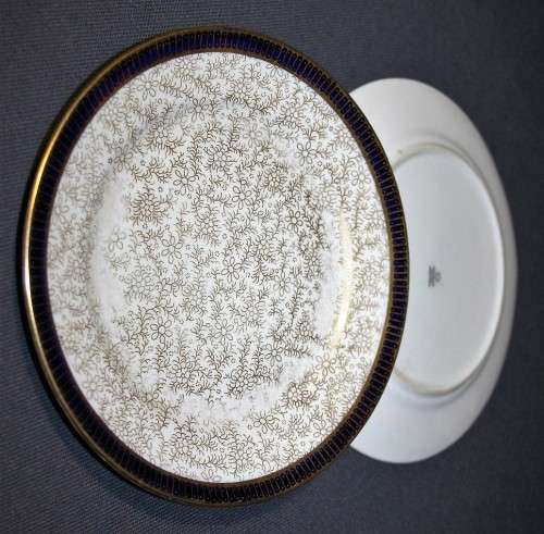TWO EXQUISITE VINTAGE PARAGON SIDE PLATES  WITH VERY RICH DESIHN STUNNING