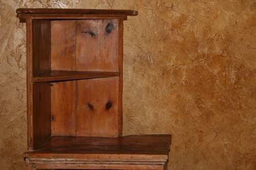 THIS ANTIQUE ORIGAN CORNER CUPBOARD WAS FITTED IN A LATE 1800 HOUSE - WAS IN THE WAY OF RENOVATIONS