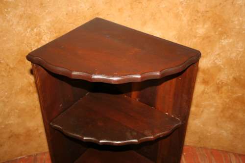 WOW A GORGEOUS IMBUIA - BALL & CLAW CORNER SHELF - STUNNING  FURNITURE!!!!