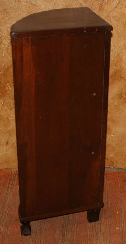 WOW A GORGEOUS IMBUIA - BALL & CLAW CORNER SHELF - STUNNING  FURNITURE!!!!
