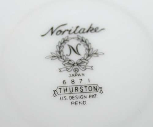 TWO GORGEOUS NORITAKE THURSTON  VINTAGE SAUCERS/SIDE PLATES
