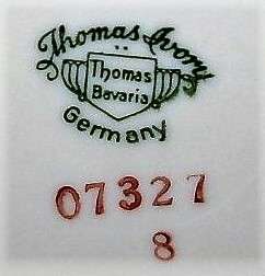 Vintage Thomas Ivory Bavaria salad/dessert/display plate - made in Germany 07327 8
