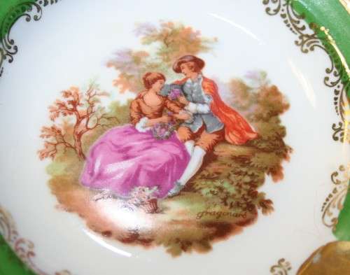 Vintage Limoges France Veritable Porcelaine D'Art Ashtray