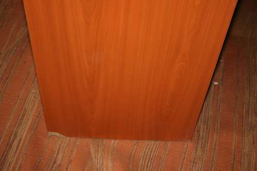 A LARGE CHERRY WOOD CUPBOARD PERFECT FOR OFFICE OR YOUR BOOK COLLECTION