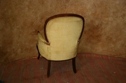 WOW!!! A STUNNING VINTAGE DARK MUSTARD QUEEN ANNE CHAIR IN FANTASTIC CONDITION!!!