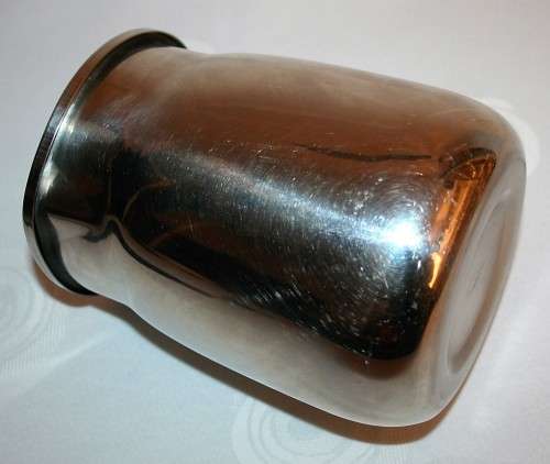 A FANTASTIC VINTAGE SILVER STAINLESS STEEL 18-8 - FOR WATER/Milk/Juice Jug With Flip Lid