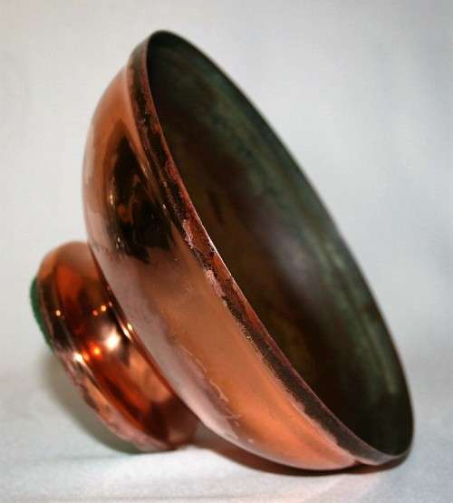 A Stunning Footed Copper Revere Bowl - Country Home Decor!!!