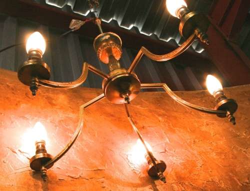 A large Five Tier, elegant size, this is a vintage brass chandelier with a Ornate style design.