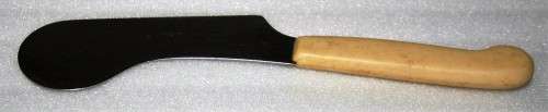 A AMAZING NUCBROWN SHEFFIELD ENGLAND BUTTER/CHEESE KNIFE - STUNNING VINTAGE ITEM