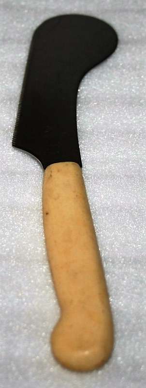 A AMAZING NUCBROWN SHEFFIELD ENGLAND BUTTER/CHEESE KNIFE - STUNNING VINTAGE ITEM