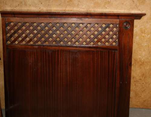TWO SINGLE HEAD BOARDS - PUT THEM TOGETHER FOR A DOUBLE WITH MATCHING BEDSIDE CABINET BID PER ITEM 3