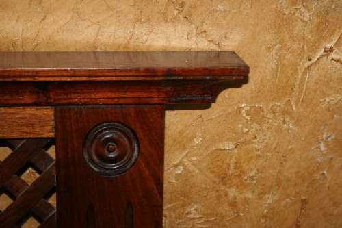 TWO SINGLE HEAD BOARDS - PUT THEM TOGETHER FOR A DOUBLE WITH MATCHING BEDSIDE CABINET BID PER ITEM 3