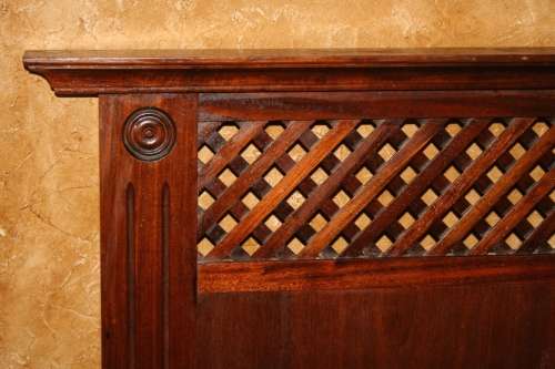 TWO SINGLE HEAD BOARDS - PUT THEM TOGETHER FOR A DOUBLE WITH MATCHING BEDSIDE CABINET BID PER ITEM 3