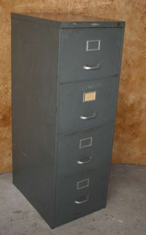 A FANTASTIC LARGE FOUR DRAWER METAL FILING CUPBOARD ART METAL LONDON SWF ENGLAND- VINTAGE VIBE!!!