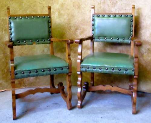 TWO STUNNING EDWARDIAN STYLE OAK CARVERS WITH FANTASTIC DETAIL IN STUNNING CONDITION! BID PER EACH