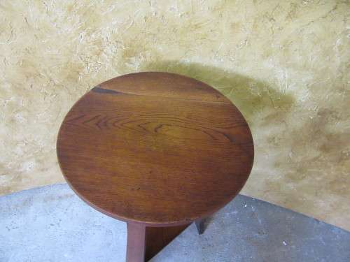 A AMAZING TALL VINTAGE TABLE OR PLANT STAND - PAINT IT OR ENJOY THE PATINA OF THE VINTAGE WOOD