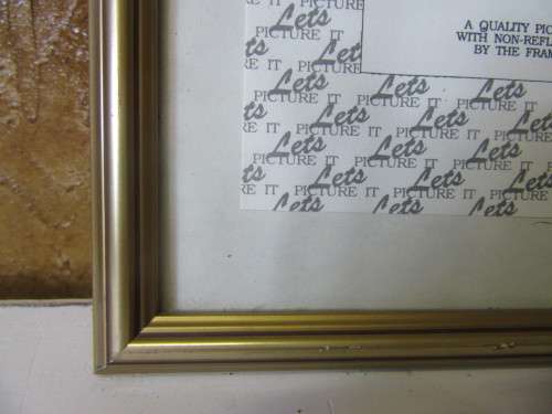 A  STUNNING GOLD COLOR PICTURE FRAME BY LETS PICTURE IT - FOR THAT SPECIAL PICTURE OR PAINTING
