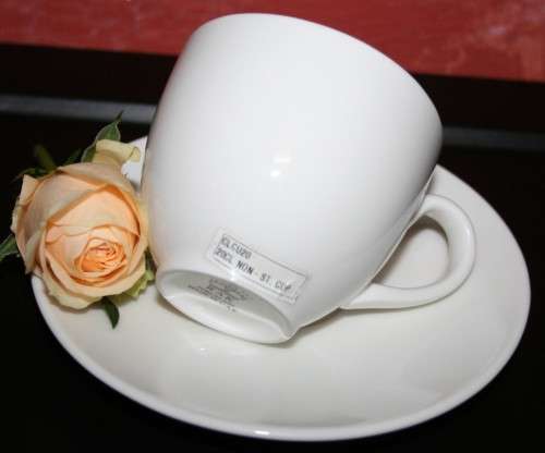 A DESIGNER PORCELAIN DIO SET - RAK PORCELAIN MADE IN U.A.E. DESIGN BY VAVRO