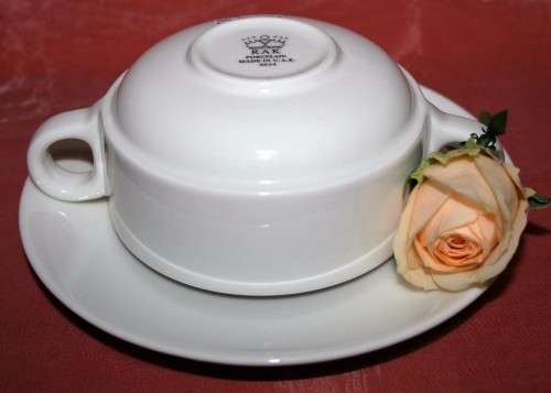 A DESIGNER 30CL CREAM SOUP - DESIGNER PORCELAIN - RAK PORCELAIN MADE IN U.A.E. DESIGN BY VAVRO