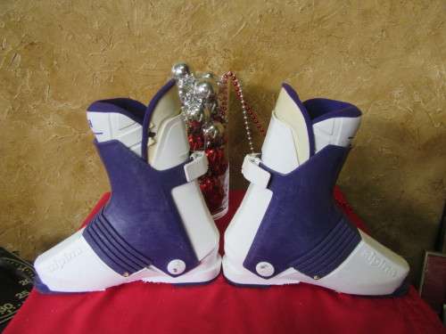 A PAIR OF ALPINA SKEE/SNOW BOOTS