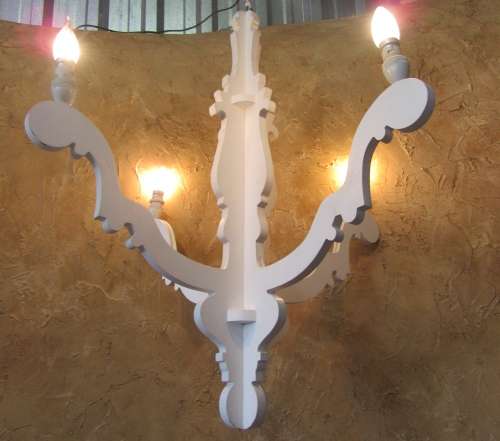 WOW A GORGEOUS WOODEN 5 TIER CHANDELIER STUNNING SHABBY CHIC LIGHT FITTINGS!!!