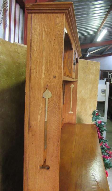 EXQUISITE VINTAGE SOLID WOOD ARTS&CRAFTS DISPLAY DRESSER w MIRRORS, SHELVES & CUPBOARDS! MAGNIFICENT