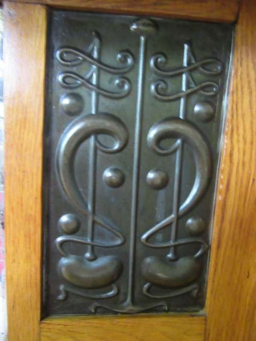 EXQUISITE VINTAGE SOLID WOOD ARTS&CRAFTS DISPLAY DRESSER w MIRRORS, SHELVES & CUPBOARDS! MAGNIFICENT