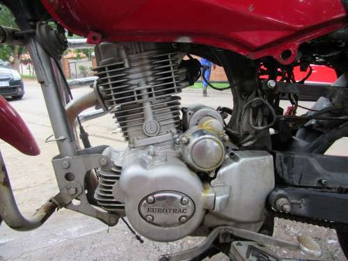 A NON RUNNER EURTRAC  MOTER BIKE FOR PARTS OR REBUILDING