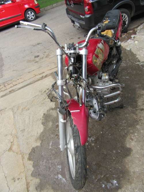 A NON RUNNER EURTRAC  MOTER BIKE FOR PARTS OR REBUILDING